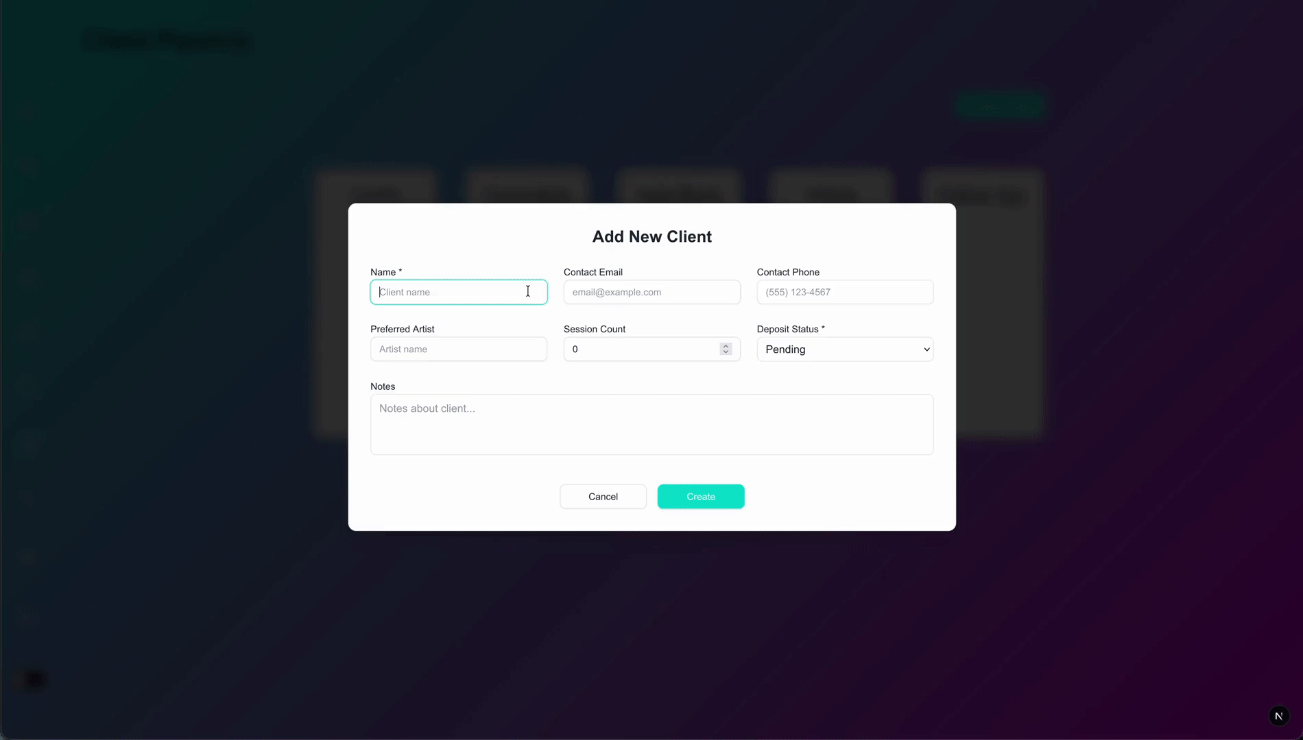 Creating new clients with instant updates
